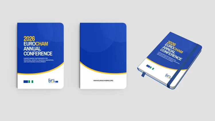 EuroCham conference event branding concept board, PDF page 8