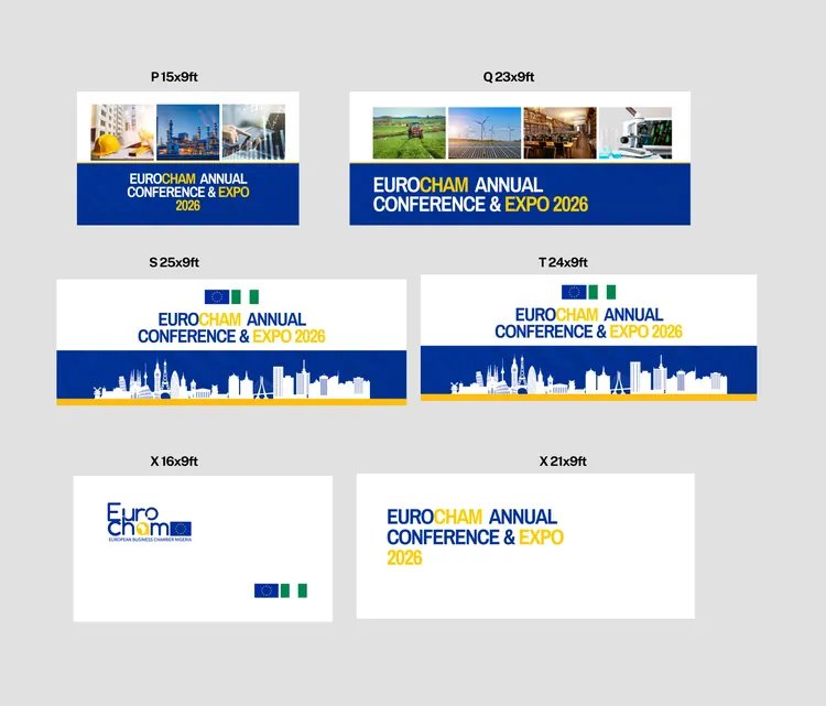 EuroCham conference event branding concept board, PDF page 9