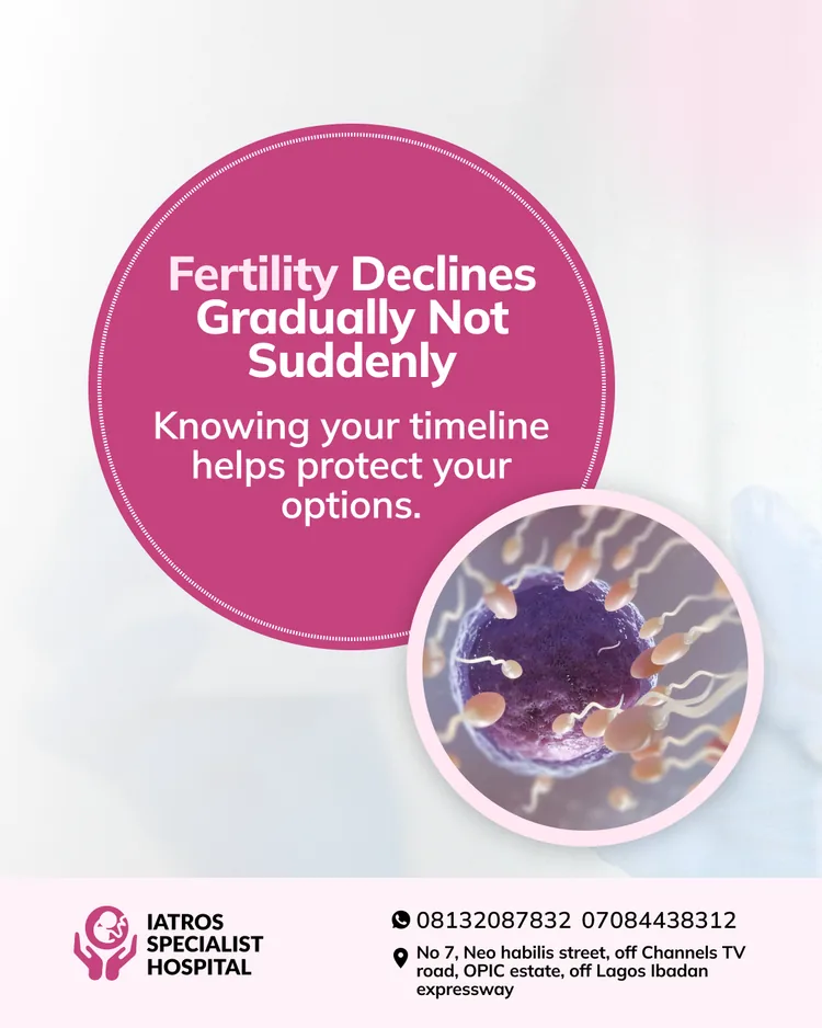 Iatros Specialist Hospital — Egg-freezing information social artwork