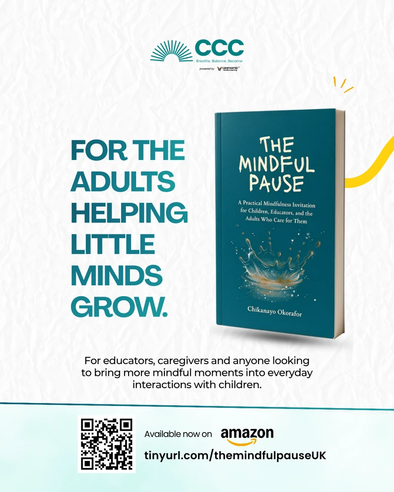 The Mindful Pause book promotion for adults helping children grow