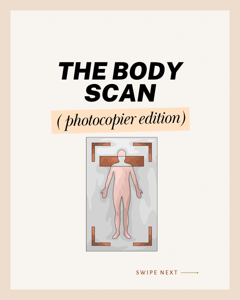 The Body Scan - complete LinkedIn carousel