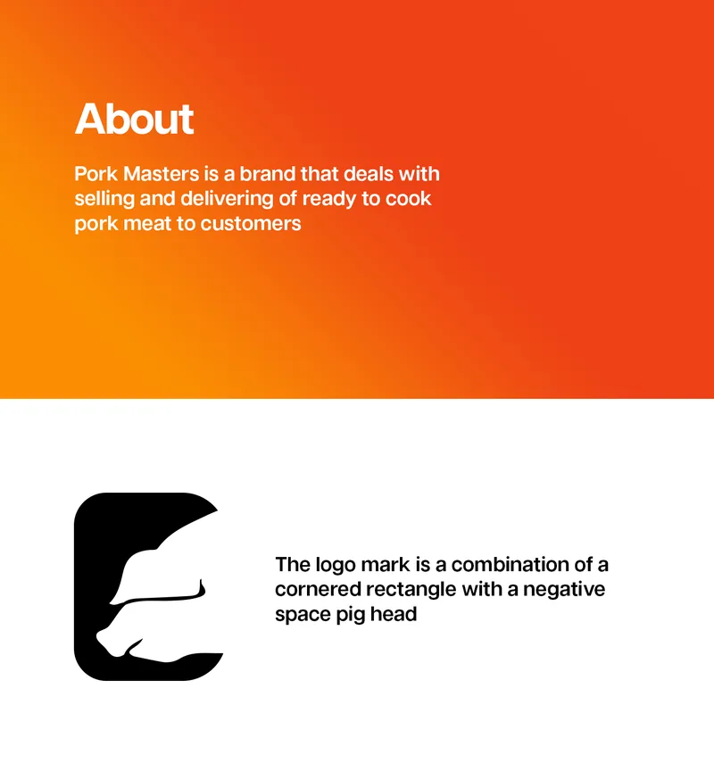 Pork Masters logo concept